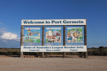 Port Germein Sign
