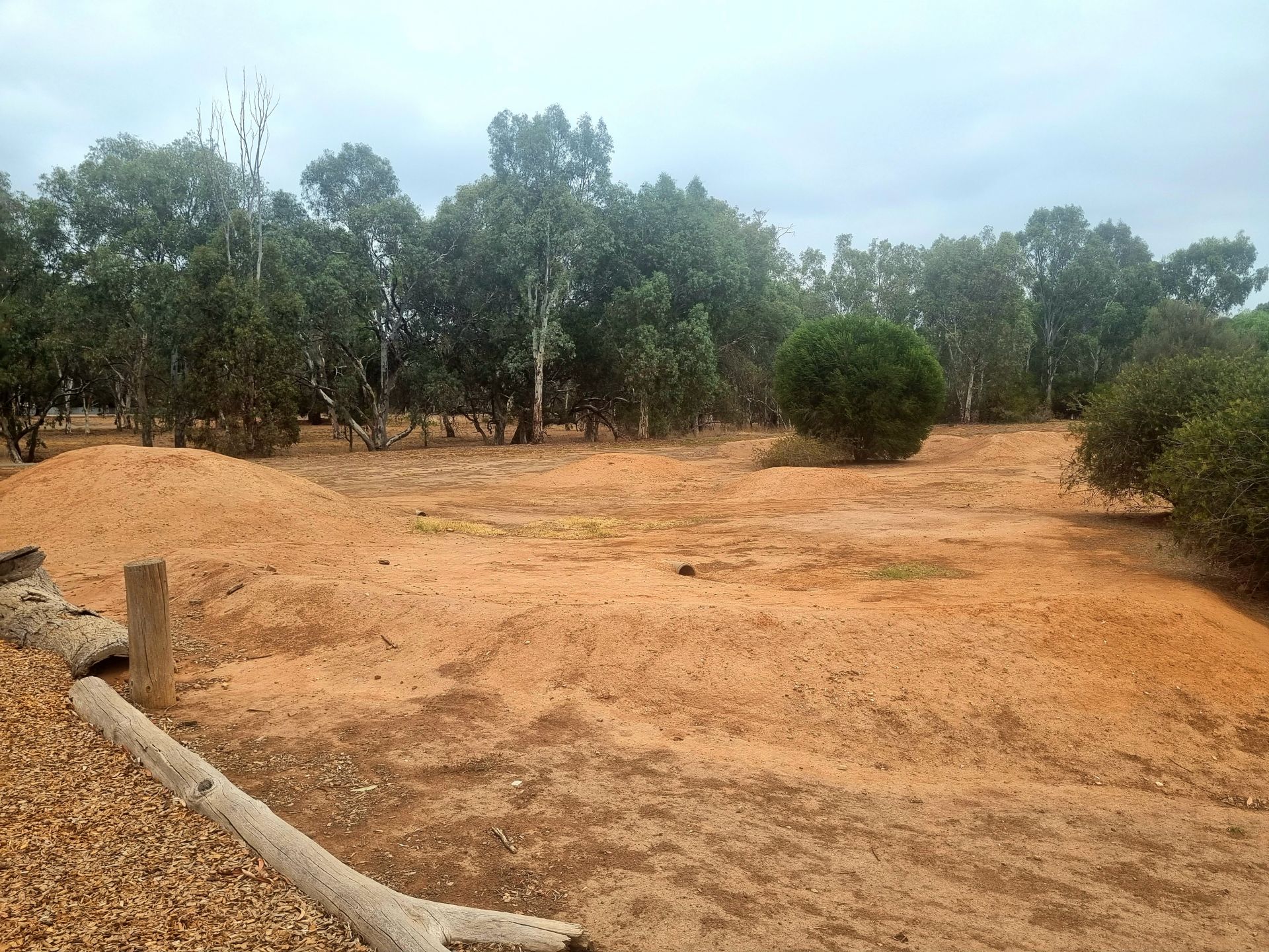 Dirt BMX track at Wongabirrie Park