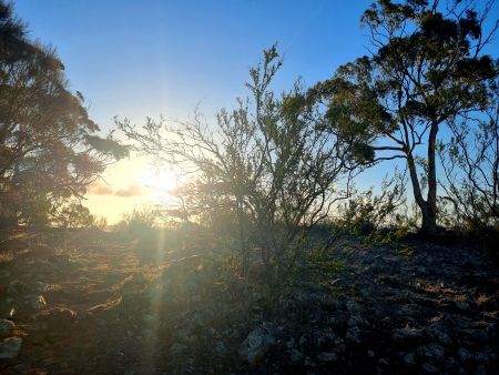 Sunset over Mount Maria
