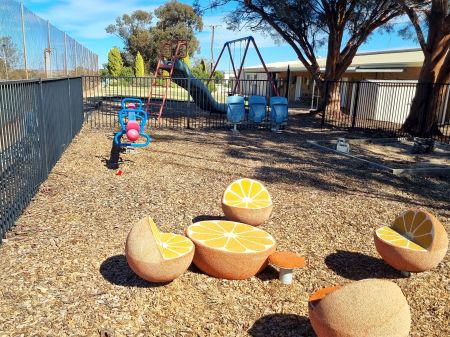 Small playground next to netball court in Booleroo Centre