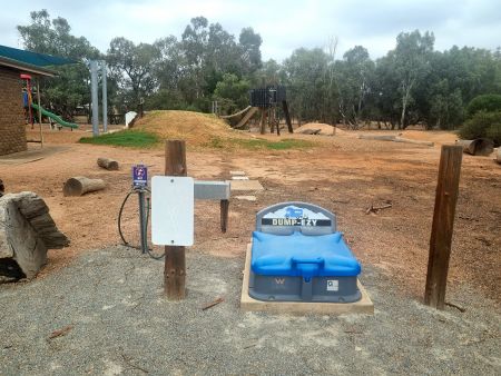 RV dump point in Wirrabara at Wongabirrie Park