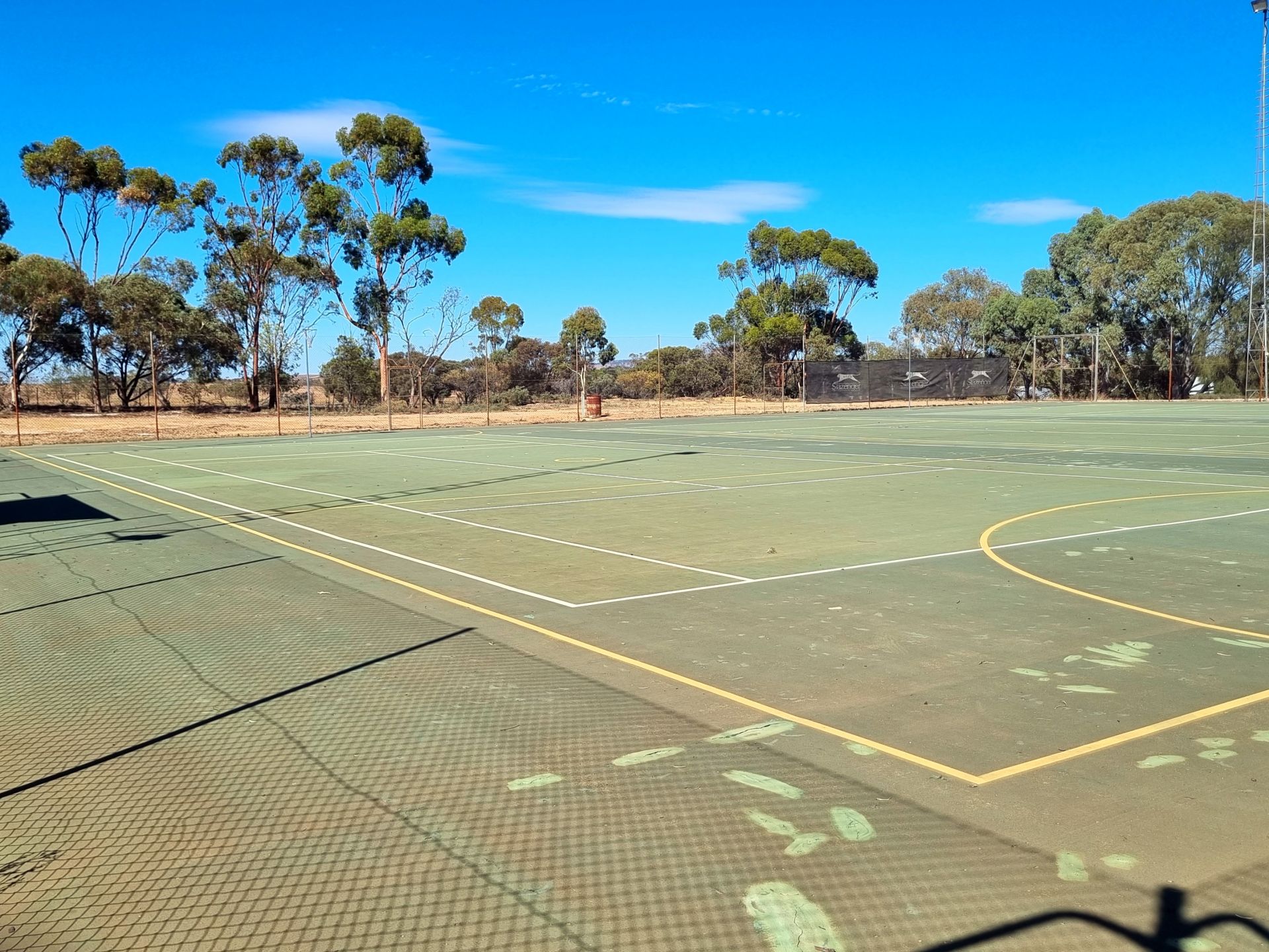 Booleroo Centre Netball Courts.
