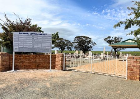 Booleroo Cemetery Signage